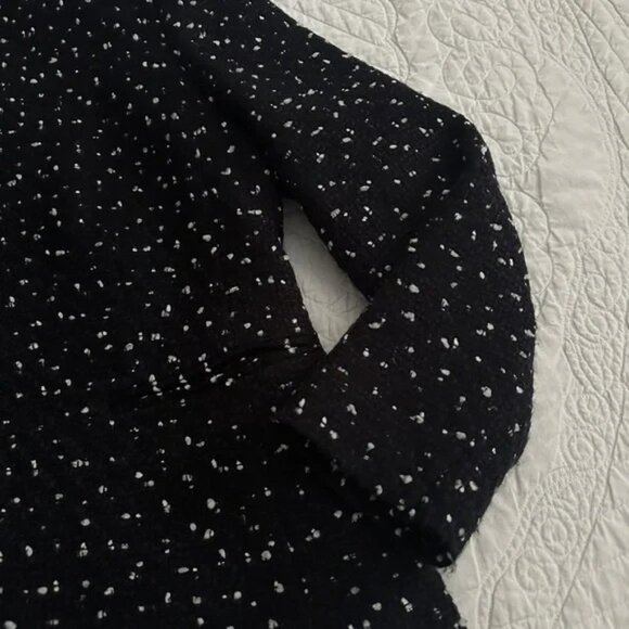 J. Crew 365 Tweed Going Out Blazer Jacket in Deepest Navy Size 8 J8119 - Picture 8 of 16